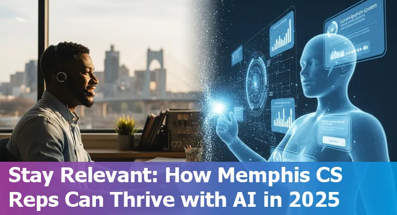 Customer service worker using AI tools in Memphis, Tennessee call center — 2025 guidance