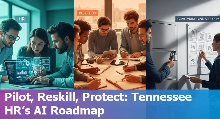 HR team discussing AI hiring tools in Memphis, Tennessee office — 2025 guidance for Tennessee HR