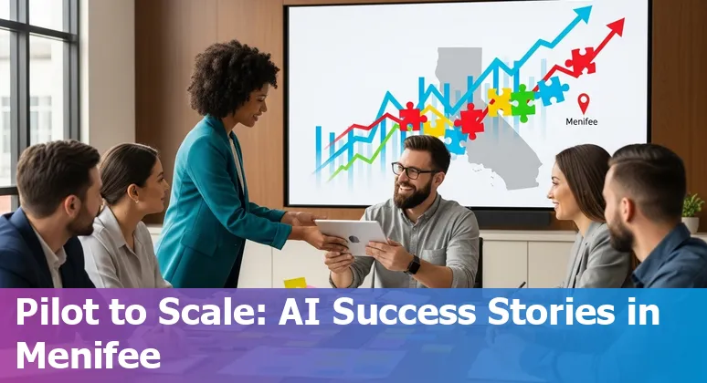 Menifee, California educators using AI tools on laptops in a classroom — California context