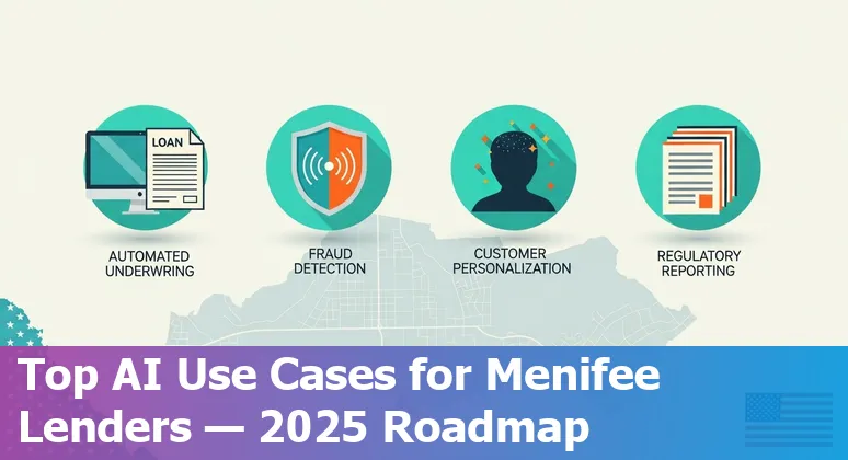 AI in financial services in Menifee, California, 2025: chart showing use cases, regulations, and governance checklist