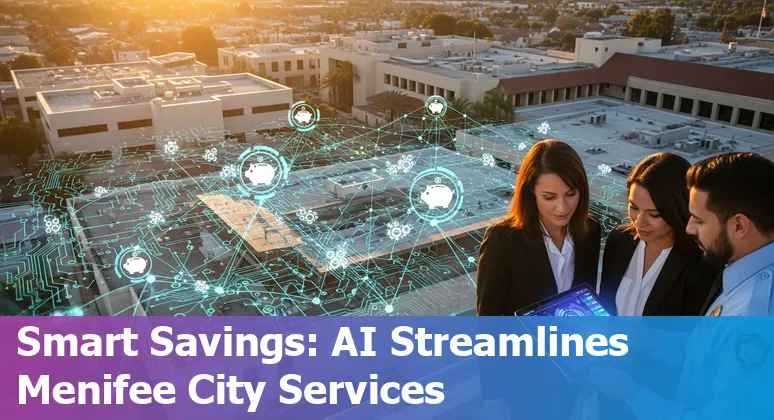 Government employees using AI tools in Menifee, California to improve efficiency and cut costs