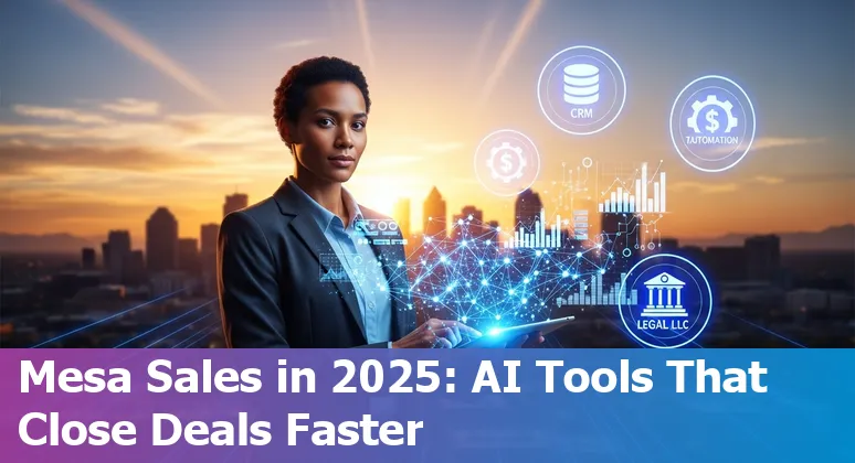 Mesa, Arizona sales professional using AI tools with Avalara and CRM integrations in 2025
