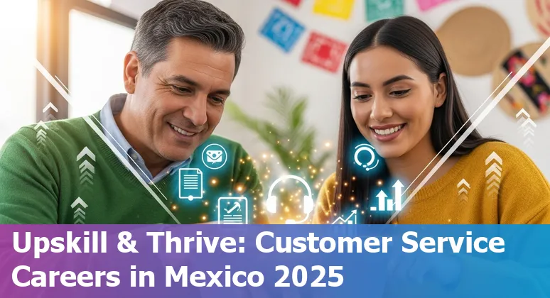 Customer service team in Mexico using AI tools for hybrid support in 2025