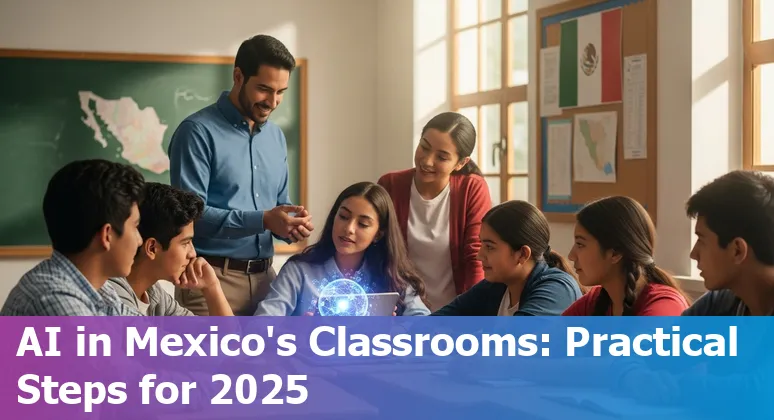 Educators using AI tools in a Mexican university classroom in Mexico City, Mexico — 2025