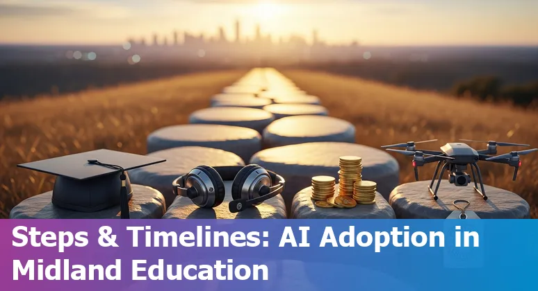 Educators and students discussing AI curriculum in Midland, Texas, 2025 — classroom collaboration and city tech investment