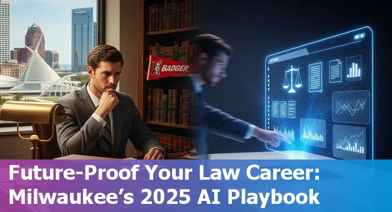 Milwaukee, Wisconsin lawyer using AI tools on laptop — balancing technology, ethics, and local Wisconsin regulations