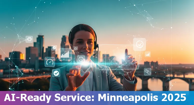 Customer service AI guide for Minneapolis, Minnesota professionals in 2025, featuring UMN AI Spring Summit and MNCDPA compliance.