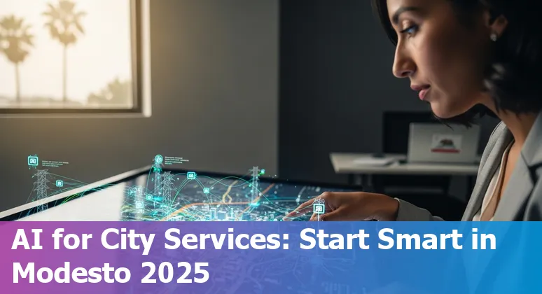 City of Modesto, California city council meeting using AI translation and live captions in 2025