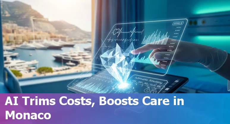Healthcare staff using AI tools for automation and diagnostics in Monaco, MC