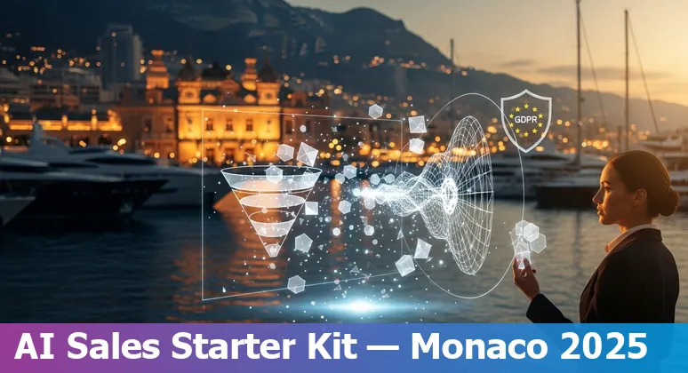 Sales professional using AI dashboard in Monaco, 2025