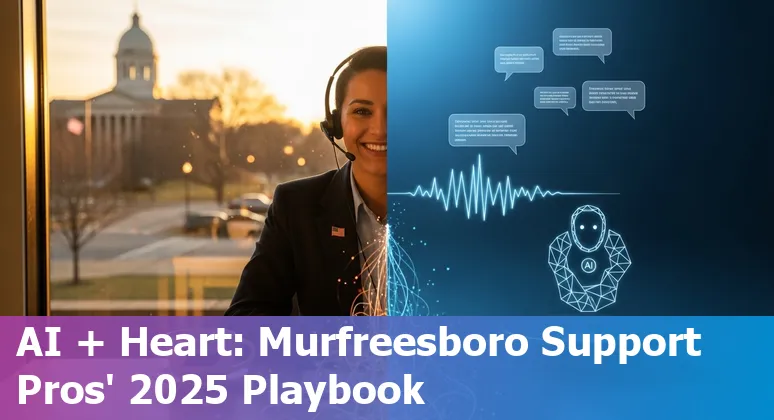 Customer service agent using AI tools in Murfreesboro, Tennessee in 2025