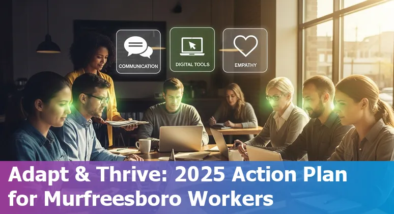 Person using headset with AI interface overlay — Murfreesboro, Tennessee customer service in 2025