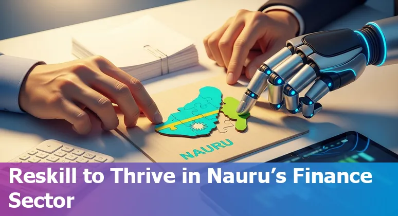 Nauru finance professionals discussing AI's 2025 impact on jobs and reskilling