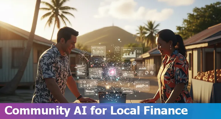 Illustration of AI prompts and fintech use cases tailored for Nauru’s financial services