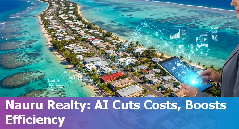AI tools reducing costs for real estate companies in Nauru: chatbot, virtual staging and building energy dashboard for Nauru properties.