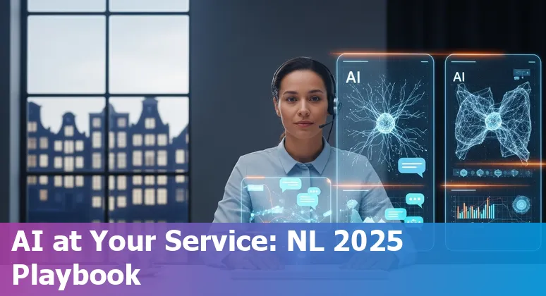 Customer service team using AI tools in an office in the Netherlands, 2025