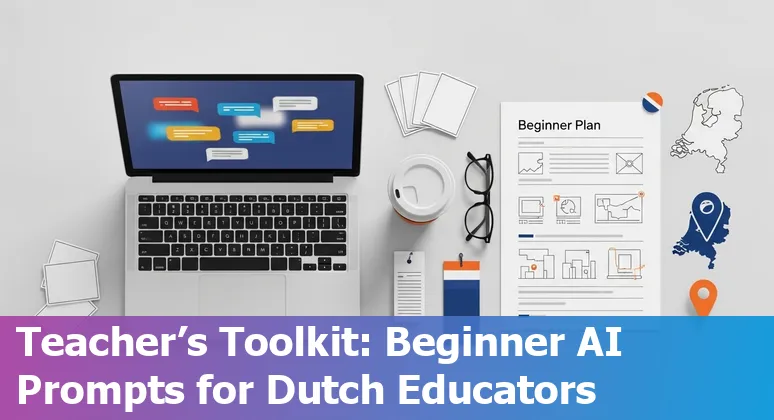 Dutch educators using AI tools like ChatGPT, DeepL and GPT-NL on laptops in a classroom setting