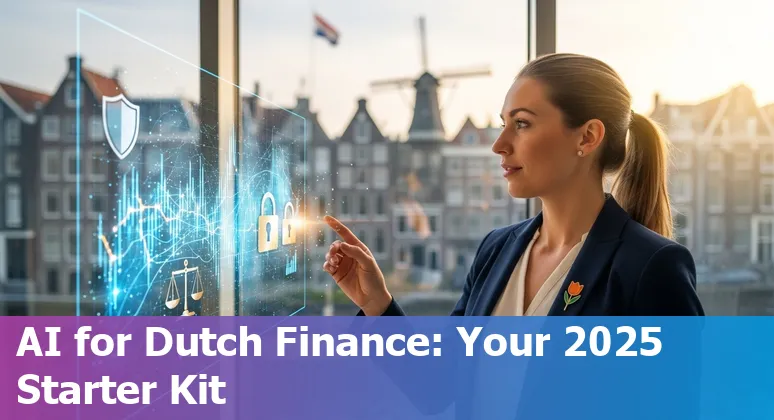 Finance professional using AI dashboard in the Netherlands, 2025