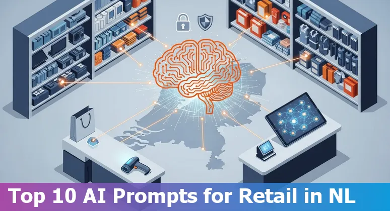 Illustration of AI use cases in Dutch retail: personalization, forecasting, computer vision and responsible AI