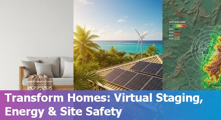 AI-powered real estate tools for New Caledonia: AVM, chatbot, virtual staging, drone imagery and energy design.