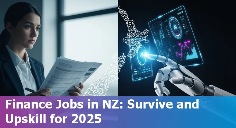 Finance professionals using AI tools in New Zealand office, showing NZ flags and Xero dashboards