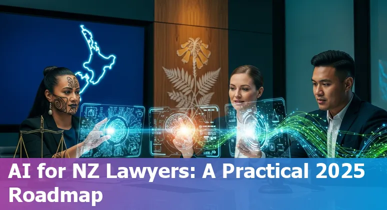 New Zealand legal professional using AI tools in 2025, showing New Zealand-focused guidance and workflows