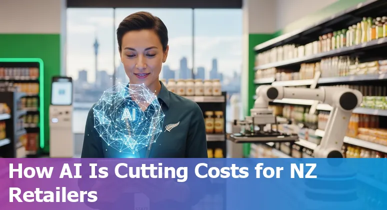 Retail staff using AI tools in a store in New Zealand