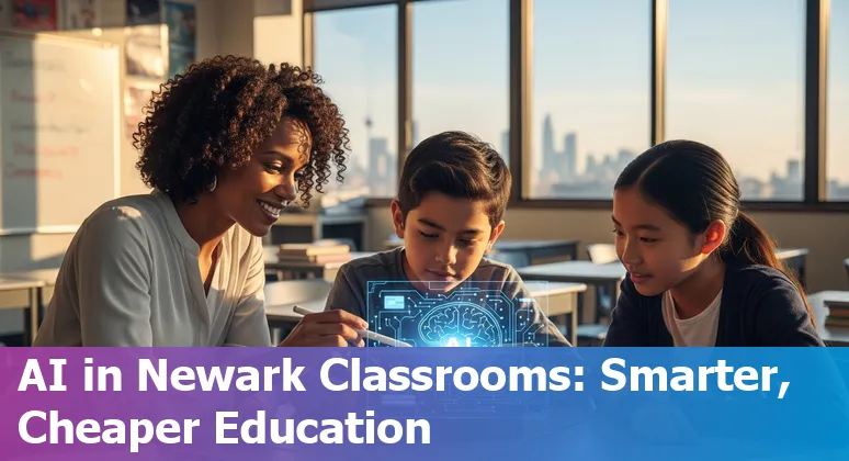AI tutoring and PowerSchool dashboard helping Newark, New Jersey students and education companies cut costs and improve efficiency