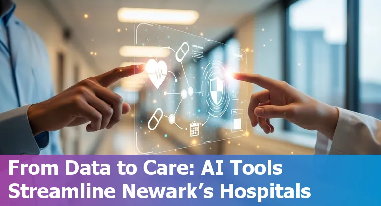 AI technologies improving hospital efficiency and cutting costs at a Newark, New Jersey healthcare facility