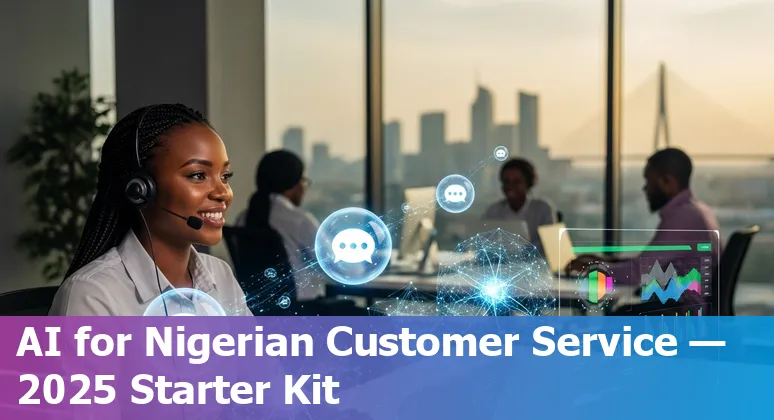 Customer service team using AI tools in Nigeria, 2025