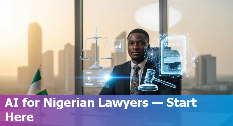 Nigerian lawyers using AI tools on laptops in 2025 — legal tech scene in Nigeria