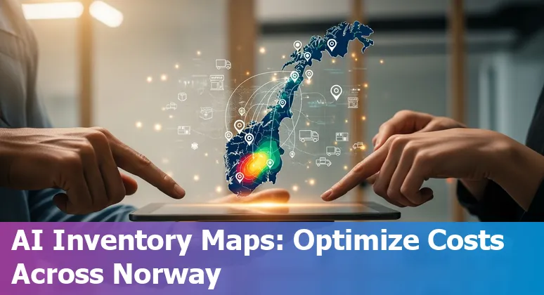 Norway retail store with AI dashboard showing inventory, pricing and efficiency improvements in Norway