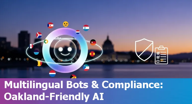 Oakland, California customer service professional using AI chatbot dashboard in 2025