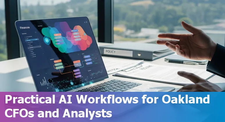 Finance professional learning AI tools at Data Council 2025 in Oakland, California, US