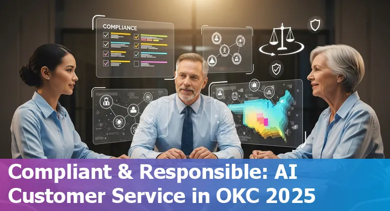 Customer service team using AI tools in Oklahoma City, Oklahoma office — Google AI Essentials and local vendors referenced