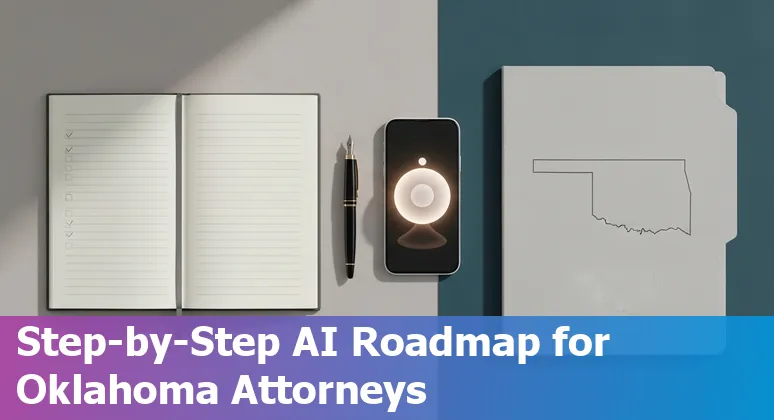 Oklahoma City, Oklahoma lawyer using AI tools in 2025 on laptop — guide to AI for legal professionals in Oklahoma City