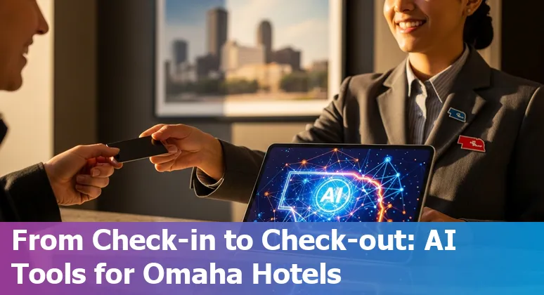 Hospitality staff using AI tools on tablets in Omaha, Nebraska, 2025