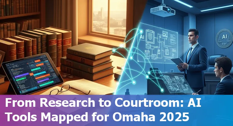 Omaha, Nebraska legal professional using AI tools in 2025 at a law office in Omaha, NE