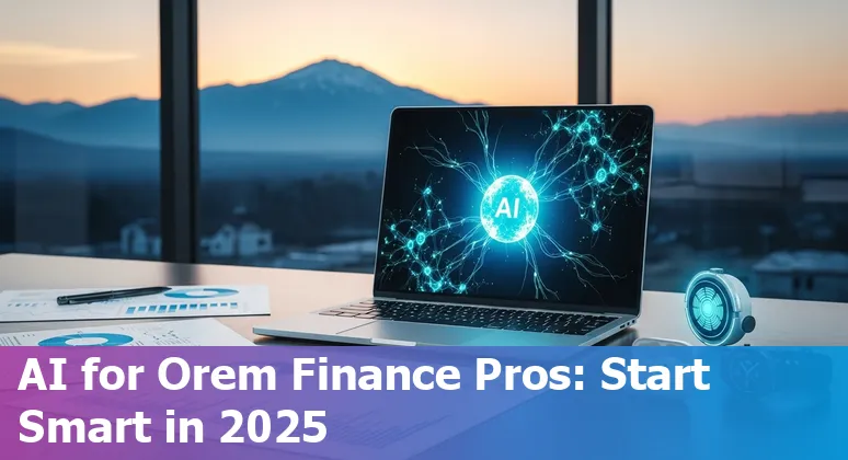 Finance team using AI dashboard in Orem, Utah office — AI tools for finance professionals in Orem, Utah