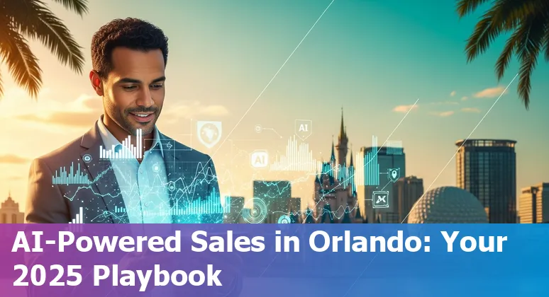 Sales professional using AI tools at AI For Business Summit Live in Orlando, Florida, 2025