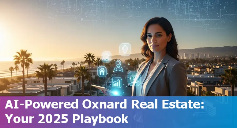 AI-powered real estate tools and virtual staging showcasing Oxnard, California beachfront listings in 2025