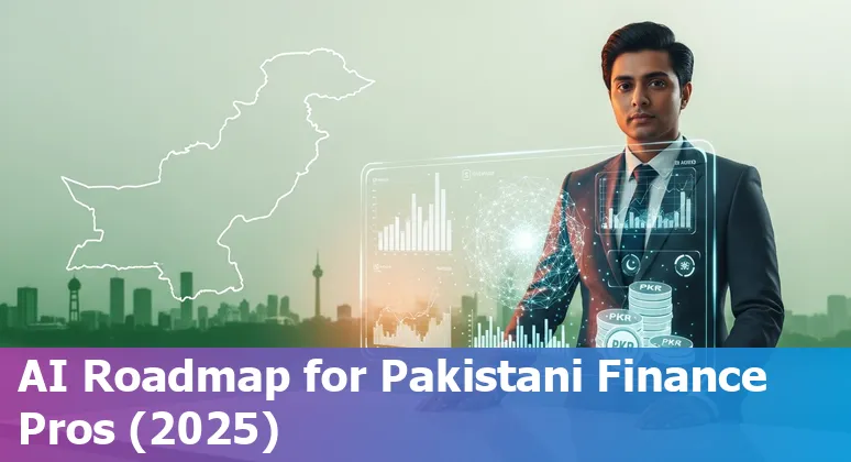 Finance professional using AI tools in an office in Pakistan, 2025 — roadmap, policy and governance