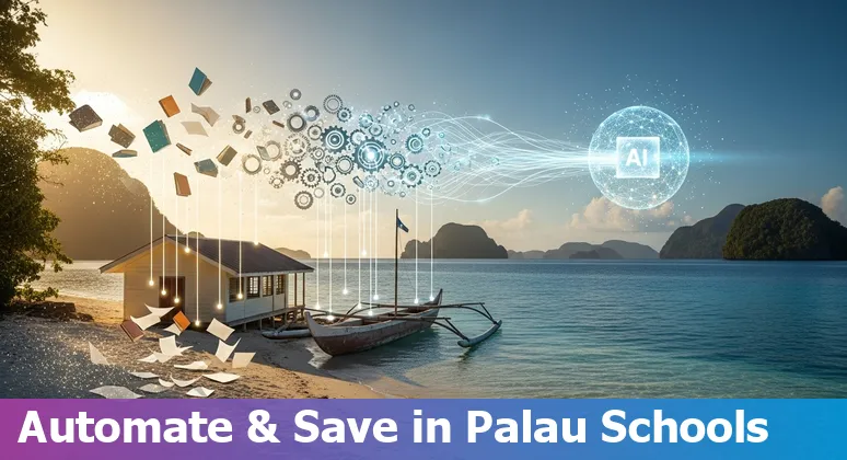 Educators in Palau using AI tools on laptops to cut costs and improve efficiency in Palau, PW