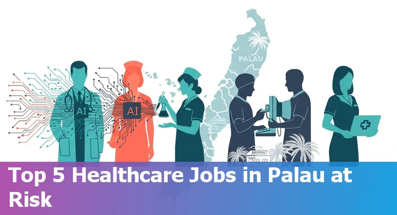 Palauan healthcare workers in clinic reviewing AI tools and training together