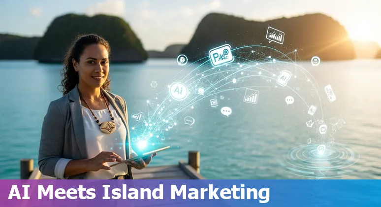 Marketing professional using generative AI tools in Palau, 2025, drafting PR content on a laptop