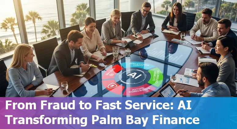 Financial services team in Palm Bay, Florida using AI tools to improve efficiency and cut costs