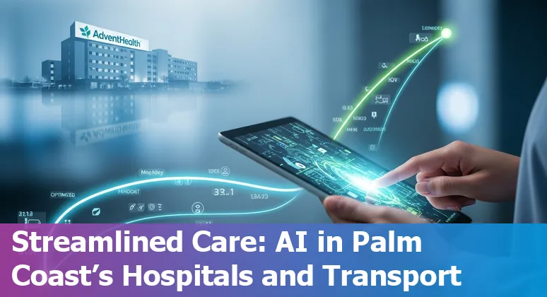 Palm Coast, Florida hospital staff using AI-enabled tools to improve efficiency and cut costs in healthcare.