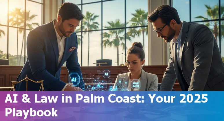 Legal professional using AI tools in Palm Coast, Florida office, 2025