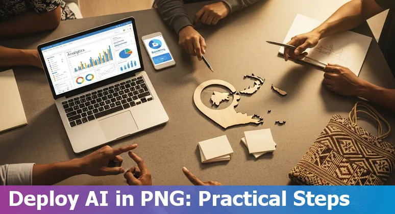Illustration of AI in Papua New Guinea financial services 2025