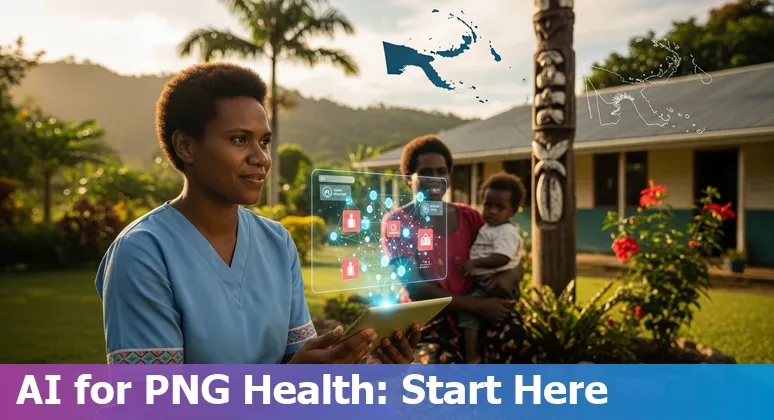 Digital health toolkit dashboard and clinicians using AI tools at Port Moresby, Papua New Guinea